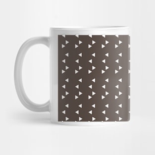 Cappuccino Brown Triangle #home #decor #geometric #abstract #art Mug